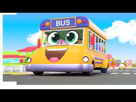 Die Räder vom Bus 🚌 | Kinder-Animation & Lernlied
