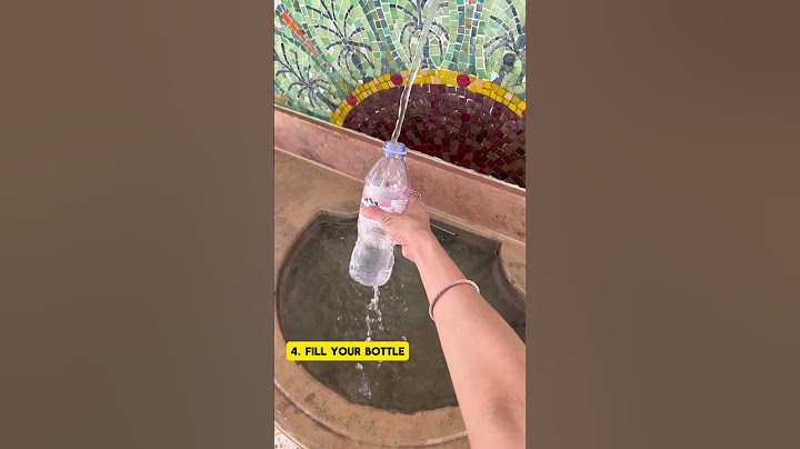 How to get a FREE bottle of evian water! #france #travel