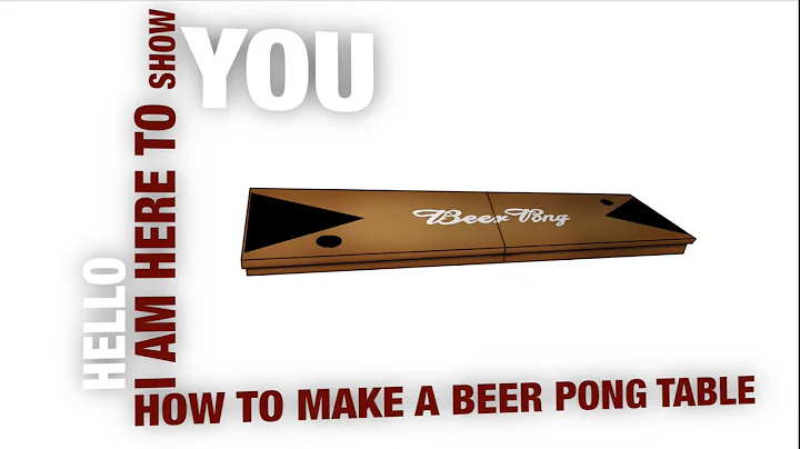 How To Make A Beer Pong Table