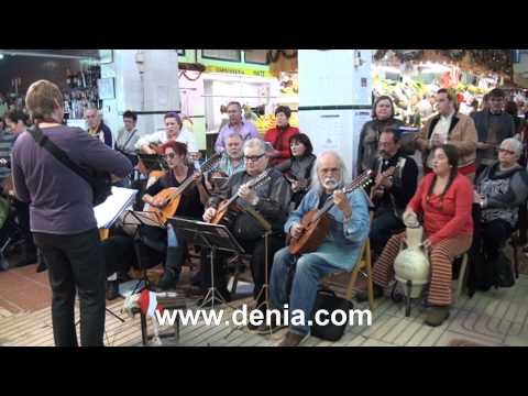 Danzas Populares y La Colla del Cànter en el Mercado Municipal de Dénia