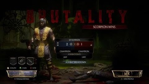 Tea - Bagging THE MOST ANNOYING noob saibot Player ( Mk 11 Scorpion Gameplay )
