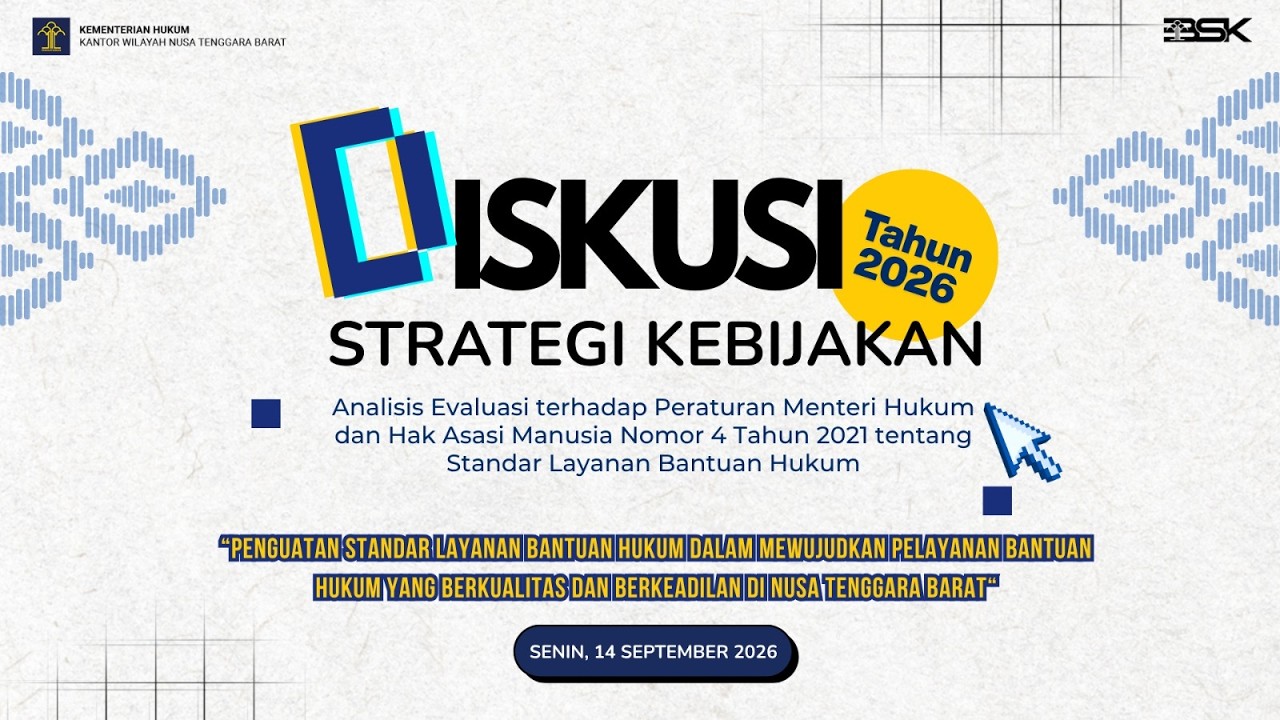 Diskusi Strategi Kebijakan (DSK) 2026