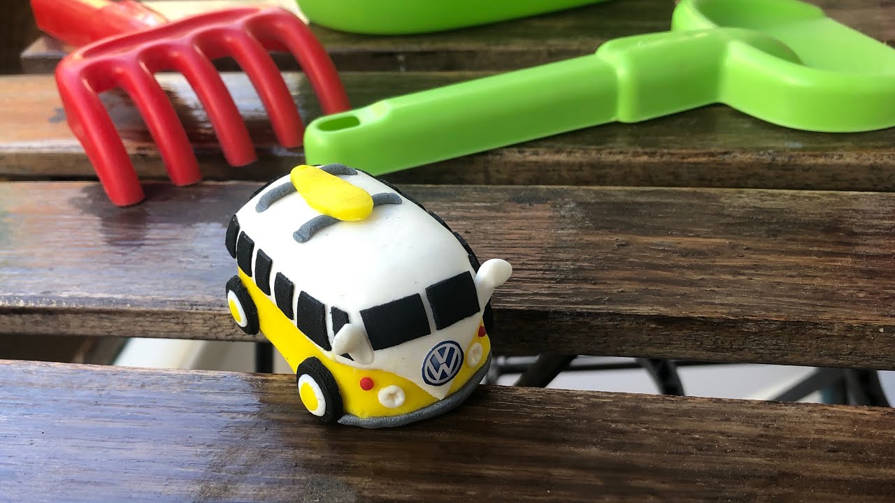 Volkswagen Karavan - Şeker Hamurundan Karavan Yapımı - Caravan - Make a Sugar Paste with Caravan⛱