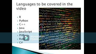 Advantages ,Disadvantages and Applications of #R and #python #programming