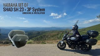 Yamaha MT-07 - Shad SH23 SideCases   3P System - Unboxing, Instalation and Testride!