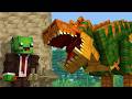 MINECRAFT, aber wir sind auf der JURASSIC PARK Insel gestrandet! 🦖🌋