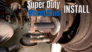 F250 Super Duty Wheel Stud Replacement