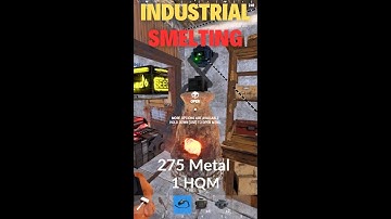 Easiest Industrial Smelting Setup with One Conveyor - Rust Industrial Tutorial