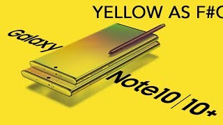 Galaxy Note 10 Plus Yellow Screen Shift