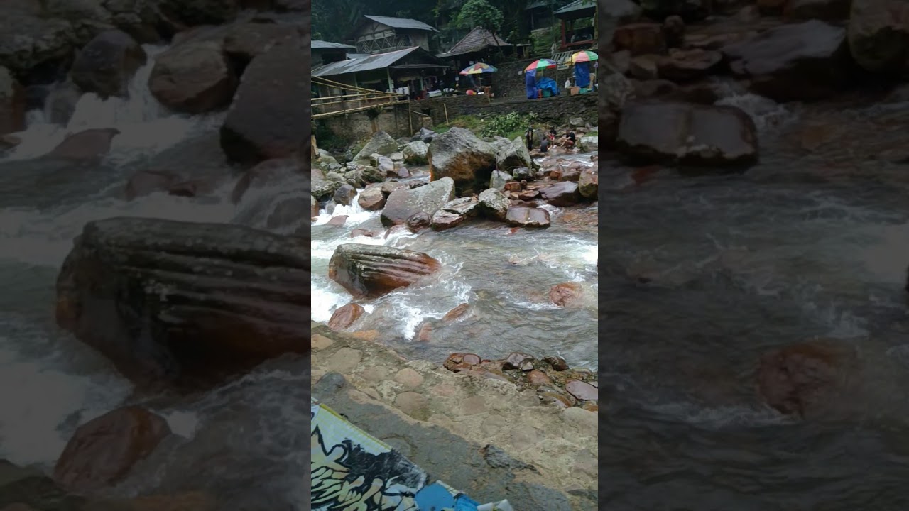 Curug Ciparay tempat wisata gunung salak Bogor,ada kolam ...
