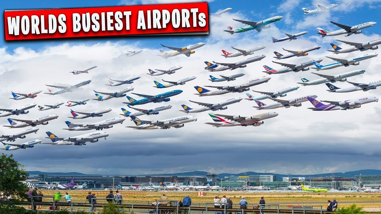 Top 10 Busiest Airports in the World - YouTube