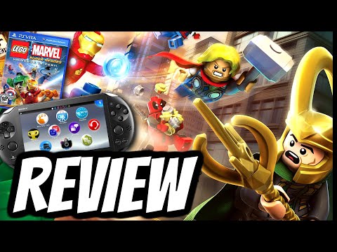YouTube thumbnail: LEGO Marvel Super Heroes: Universe In Peril REVIEW (PS VITA) 2013 GAMEPLAY