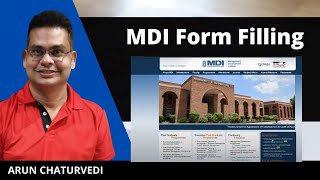 MDI Form Filling - Step by Step Process