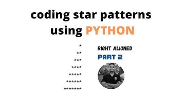 python code to print right aligned stars | coding with only keyboard sounds and calm music