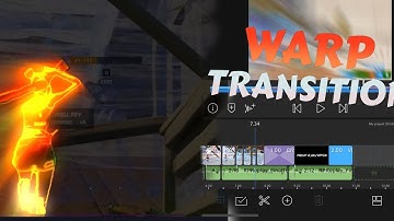 How to make an INSANE warp transition on Lumafusion ( FREE PRESET )