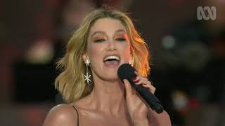 Celebrity Delta Goodrem - Down Under and The Horses (live performance, Sydney Australia Day Concert, Jan 2021) Profile