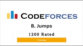 B  Jumps | Educational Codeforces Round 99 (Rated for Div. 2) | شرح بالعربى