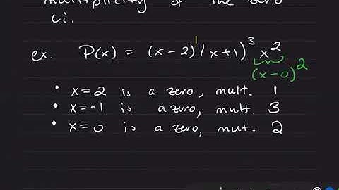 3.2 - Polynomial Functions and Their Graphs (Part 2)
