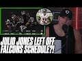 Pat McAfee Reacts To Falcons Leaving Julio Jones Off Schedule Announcement