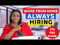 Top 15 companies always hiring work from home jobs worldwide with great pay