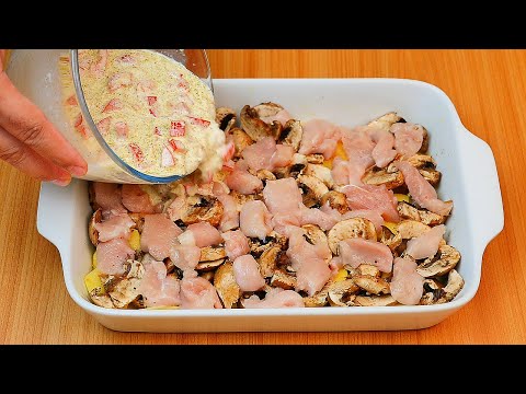 Video: Hähnchen Im Ofen Mit Pilzen