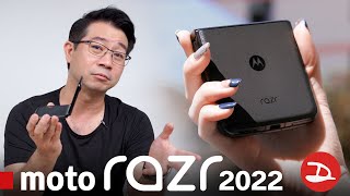 ตำนานมาแล้ว moto razr 2022 มือถือจอพับ ไร้รอยงอ จอเต็มผืน (มีเทียบ Z Flip4 ให้ดูด้วย)