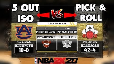 5 OUT VS PICK & ROLL / HOW TO DEFEND BOTH IN NBA 2K20! 5V5 TEAM PRO AM MATCHUP
