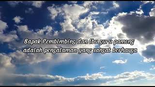 Ucapan Terimakasih kepada dosen dan guru pamong