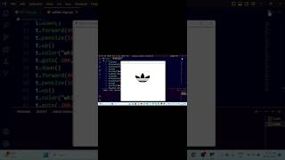 Draw adidas logo | Addidas logo using python turtle| #addidas #short #shorts