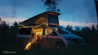 Aktivcamper Mercedes Vito V-Klasse Camper Auf Elektro Eqv Basis Elektrische Emotion