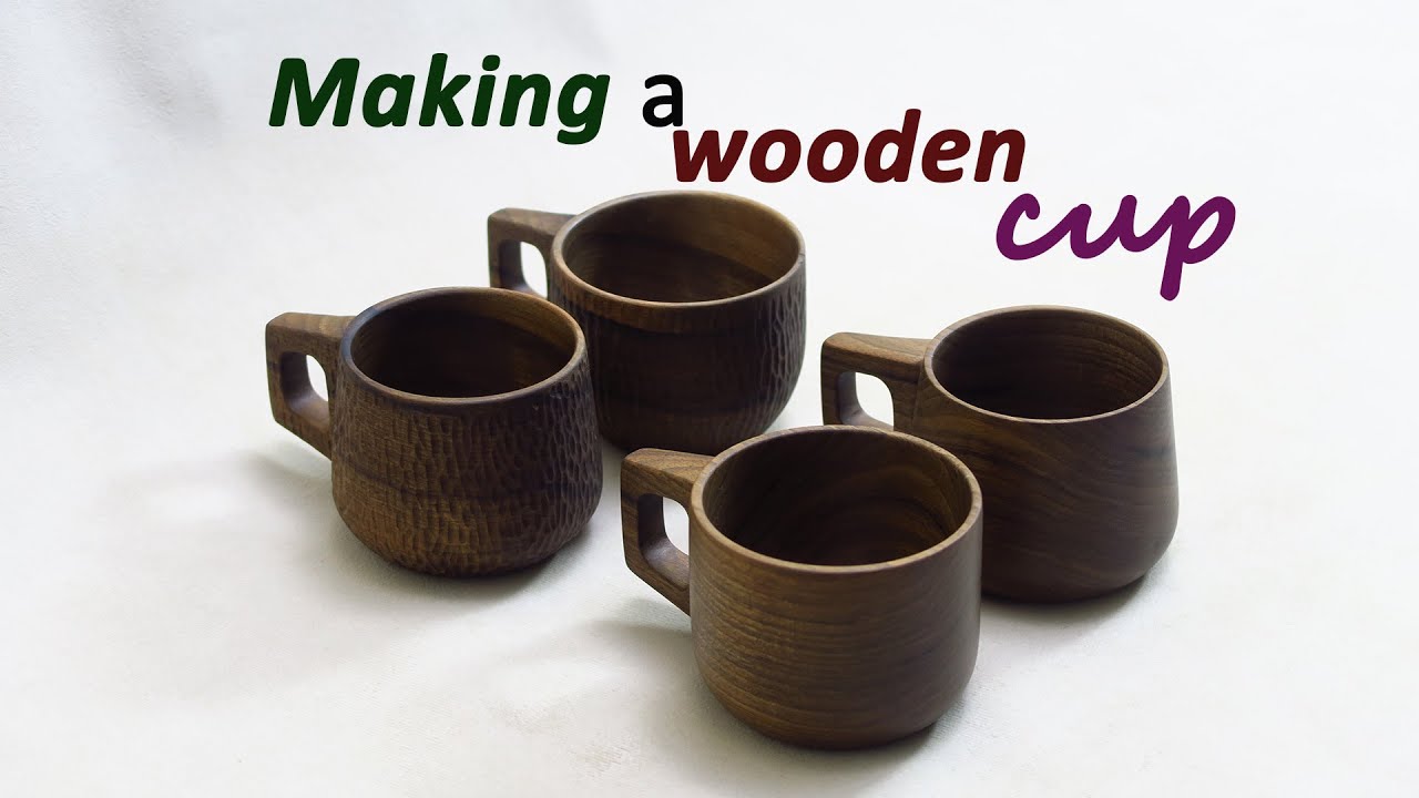 Making a wooden cup | ساخت لیوان چوبی | آموزش خراطی