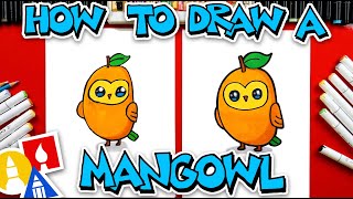 how to draw a mangowl mango owl