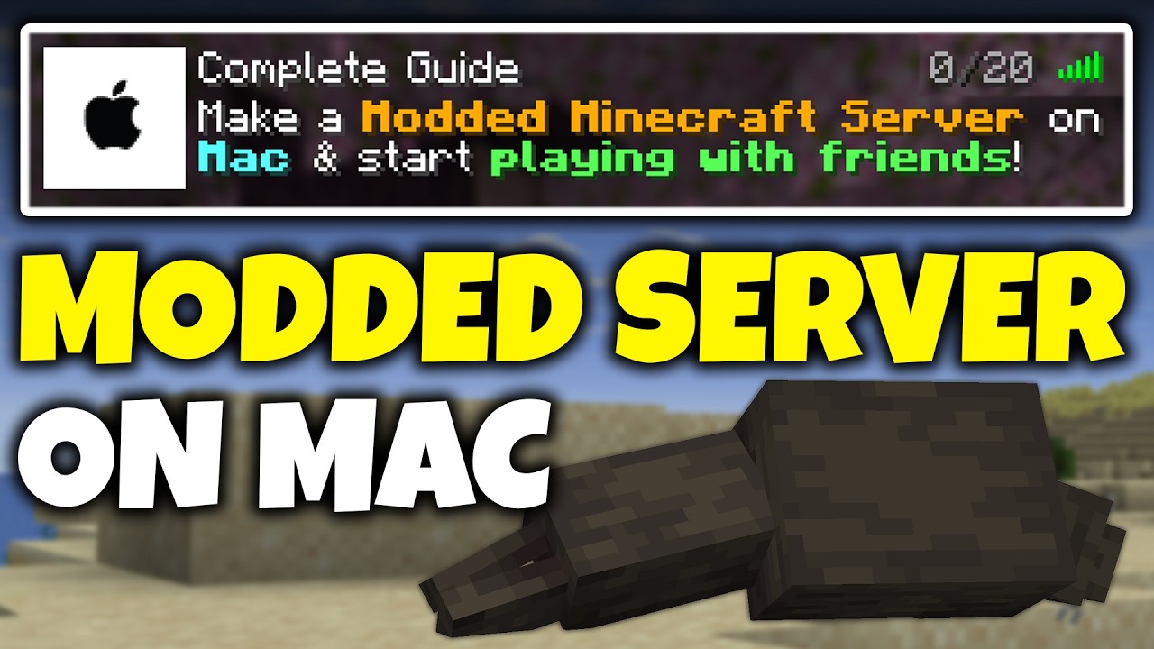 How To Make a Modded Minecraft Server on Mac - YouTube