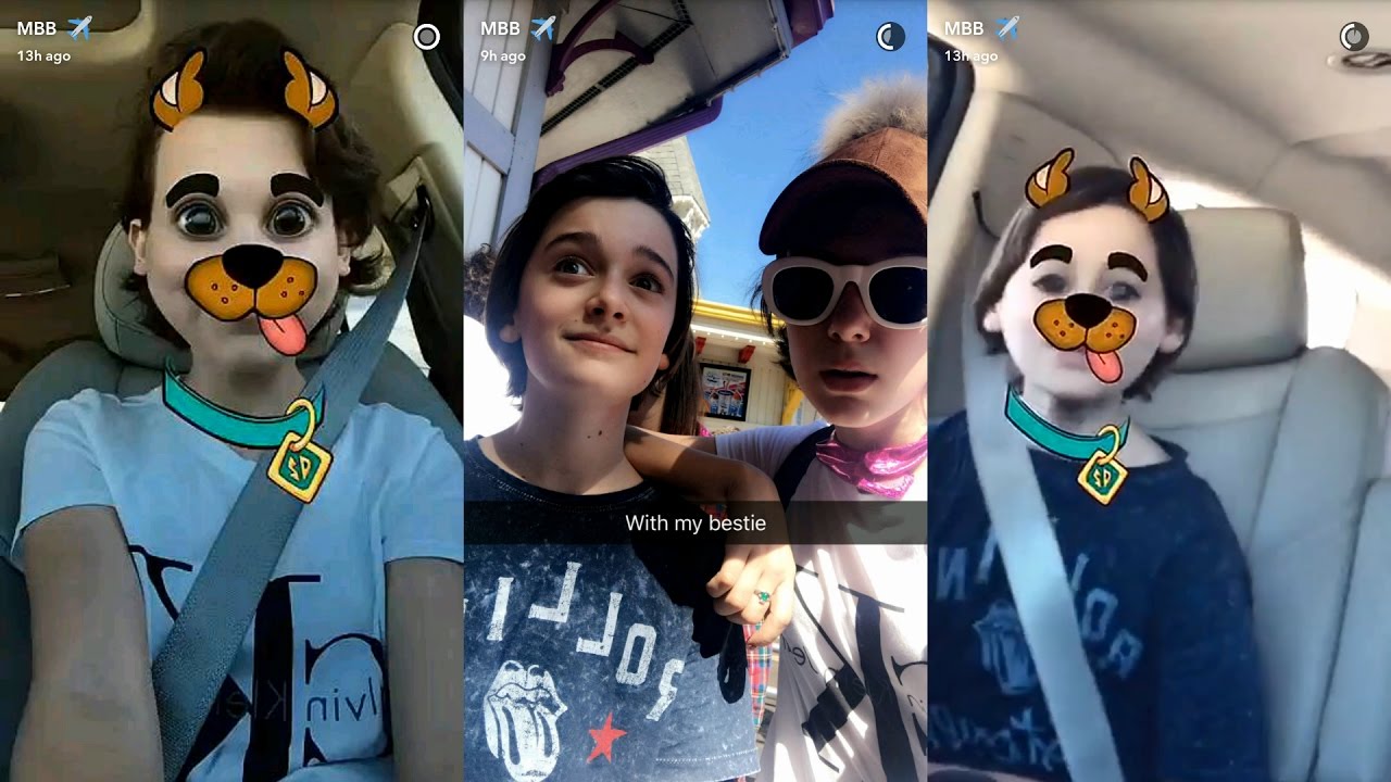 Millie Bobby Brown Snapchat Story 9 April 2017 W Noah