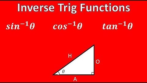 Finding an Angle on a Triangle using Inverse Trig Functions