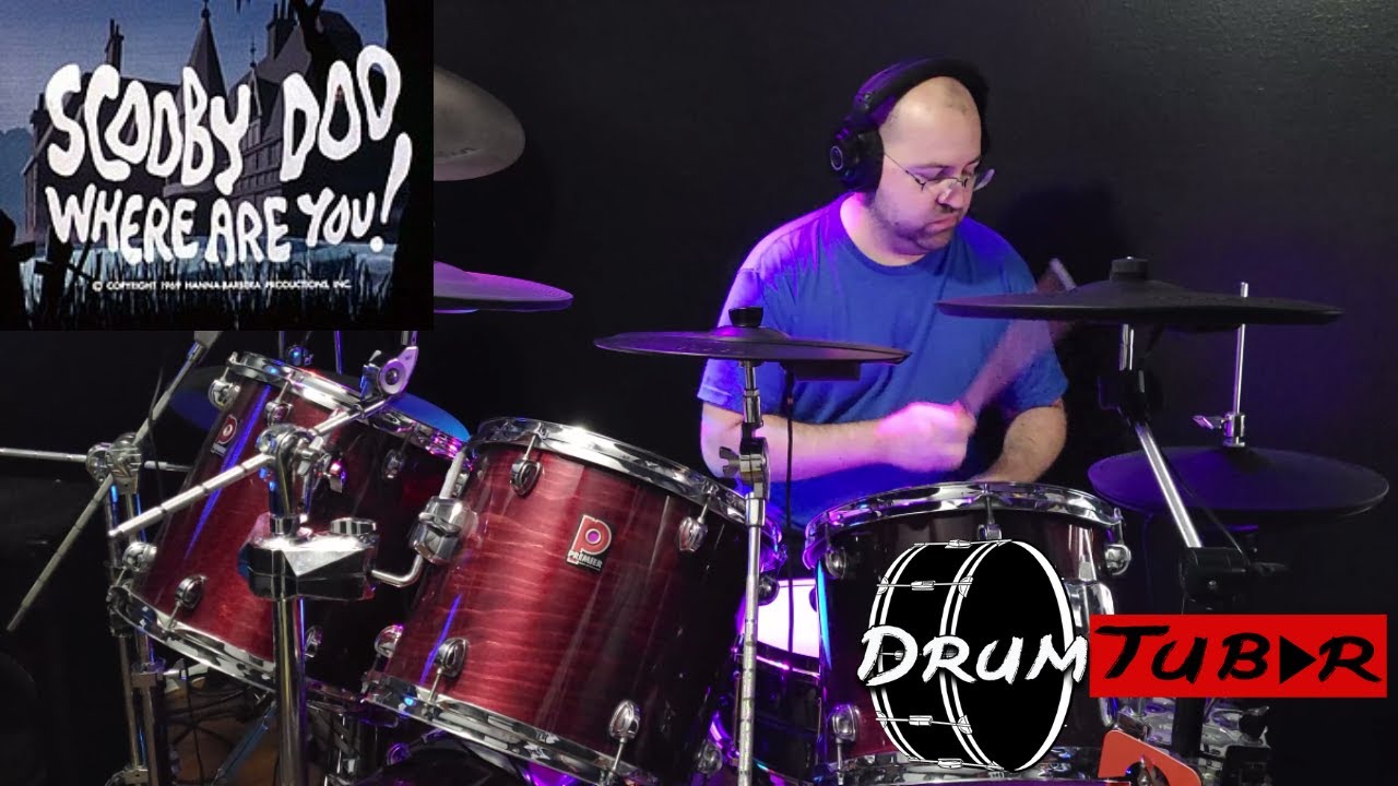 Scooby doo where are you theme song drum cover youtube
