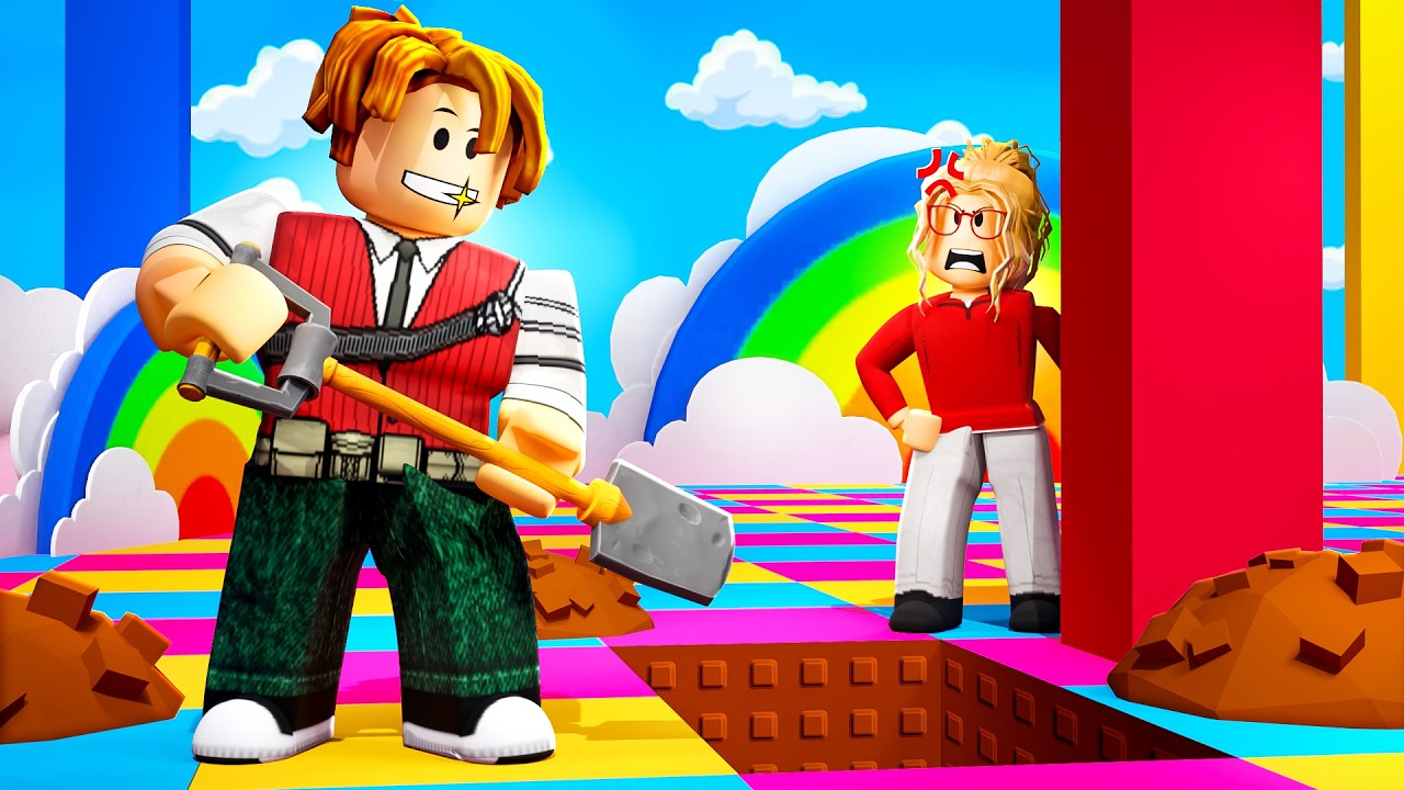 ESTOU PRESO NA CRECHE e PRECISO CAVAR PARA ESCAPAR (Roblox Dig to Escape the Daycare)