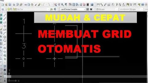 Tutorial Autocad # Cara Membuat GRID di Autocad