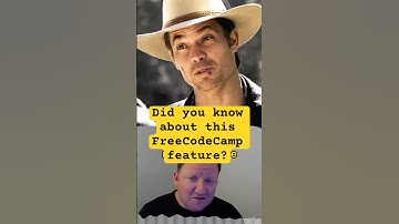 Did you know about this FreeCodeCamp Feature?