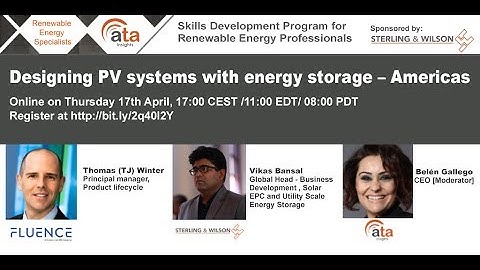 Designing PV systems with energy storage – Americas