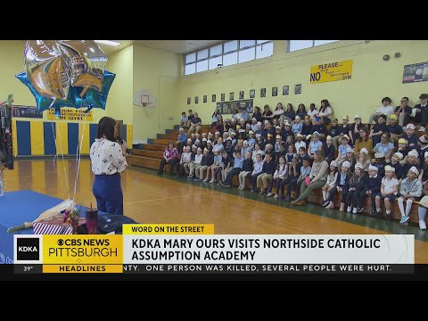 Mary Ours visits Northside Catholic Assumption Academy