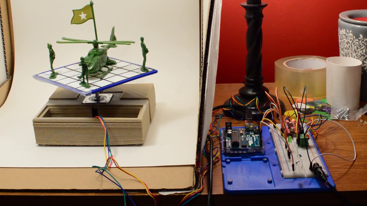 Motorized Turntable for Video, Photo, and 3D Scanning (DIY) - PCBurn
