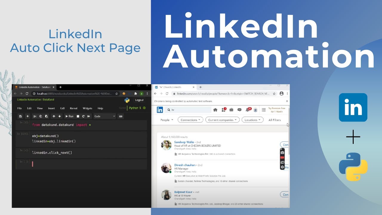 LinkedIn Auto Click Next Page | LinkedIn Search | LinkedIn Automation ...