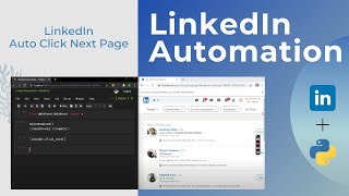 LinkedIn Auto Click Next Page | LinkedIn Search | LinkedIn Automation - Python,DataKund