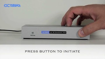 EDID Mode 3 Programming Instructions-Octava 1x2 HDMI Amp