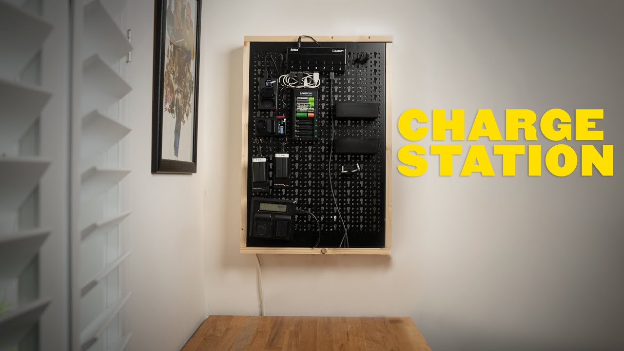 DIY Camera Battery Charging Station YouTube