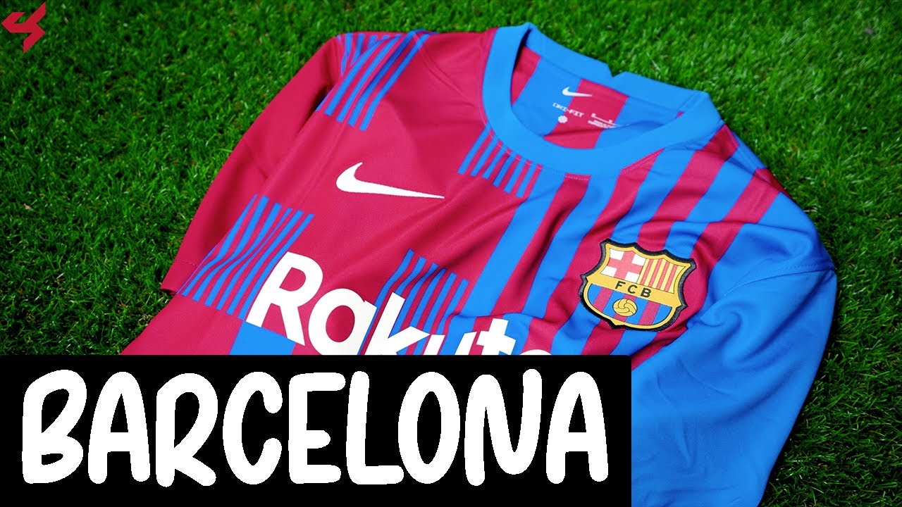 Nike FC Barcelona 2021/22 Home Jersey Unboxing + Review - YouTube