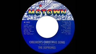 1965 Supremes - Children’s Christmas Song