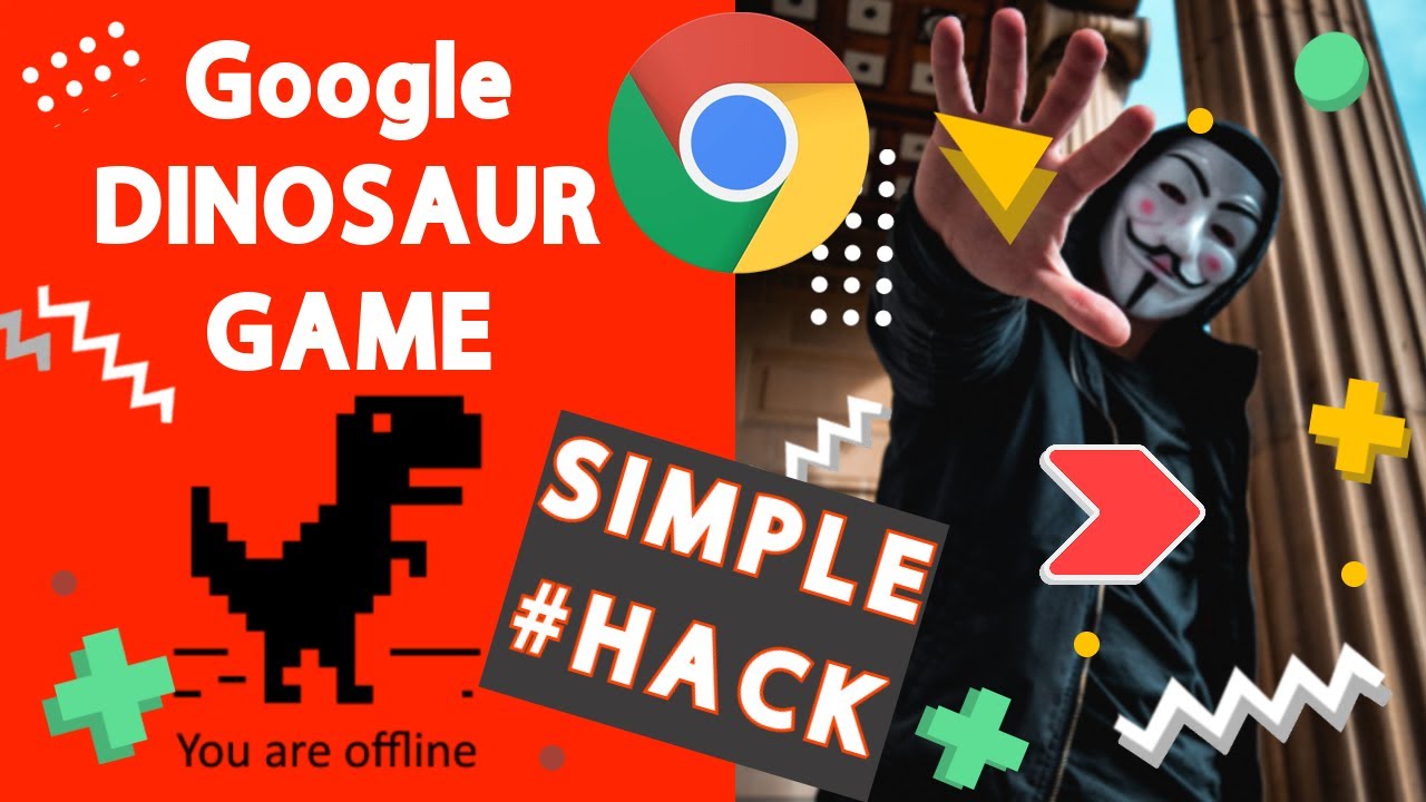 How to cheat in the google dinosaur game #tech #trex #fyp