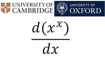 Oxbridge Interview Question: Differentiate x^x